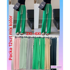 Spodnie szerokie nogawki  2XL-6XL