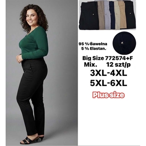 Spodnie damskie Big Size  3XL-6XL