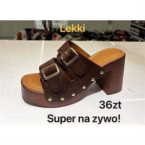 Klapki na obcasie  36-41