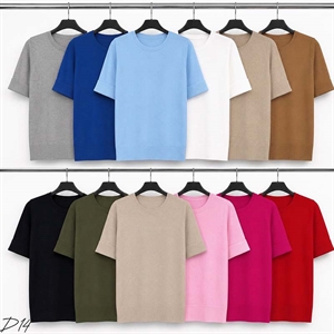 Sweter damski z krótkim rękawem
