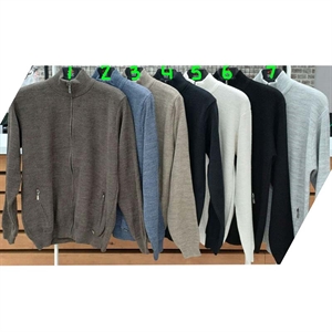 Sweter cienki męski rozpinany na zamek produkt Turecki  L-2XL