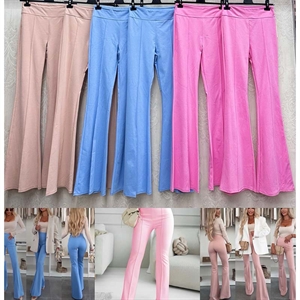 Legginsy dzwony damskie produkt Włoski