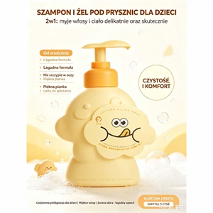 Szampon i żel pod prysznic dla dzieci