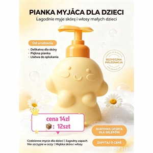 Pianka myjąca dla dzieci