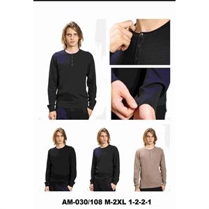 Sweter męski na suwak