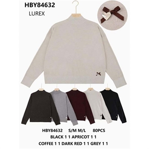 Sweter damski z golfem  S/M-M/L