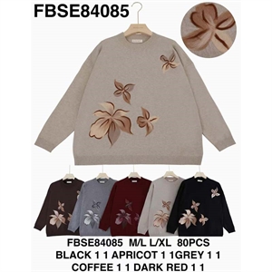 Sweter damski okrągły  M/L-L/XL