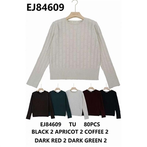 Sweter damski okrągły