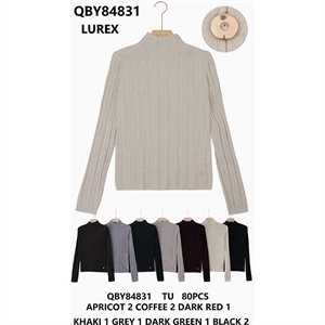 Sweter damski z golfem