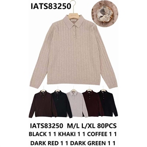 Sweter damski z dekoltem w serek  M/L-L/XL