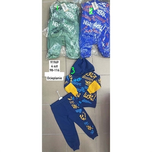 Komplet niemowlęcy ocieplany produkt Turecki  98-116
