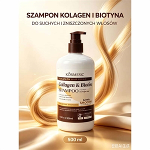 Szampon z kolagenem i biotyna