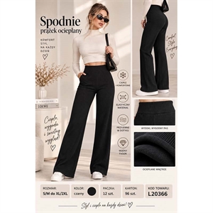 Spodnie prążek ocieplane  S/M-XL/2XL