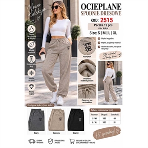 Spodnie dresowe ocieplane  S-XL