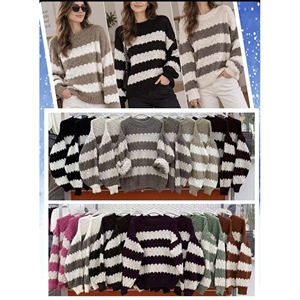 Sweter damski okrągły