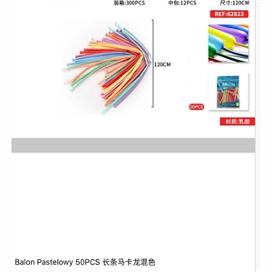 Zestaw balonów pastelowych