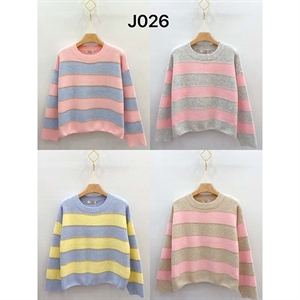 Sweter damski okrągły