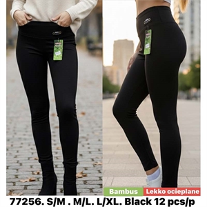 Legginsy lekko ocieplane damskie (S/M-L/XL)