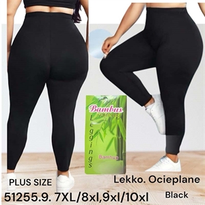 Legginsy lekko ocieplane damskie (7XL-10XL)