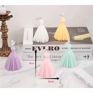 Ozdoby walentynkowe - świeca