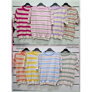 Sweter damski z krótkim rękawem - Produkt Włoski