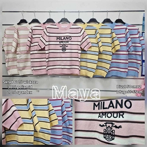 Sweter damski z krótkim rękawem - Produkt Włoski