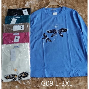 Koszulka damska z długim rękawem (L-3XL)