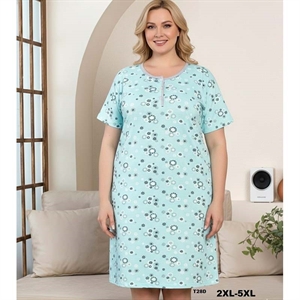 Koszula nocna damska BAWEŁNA (2XL-5XL)