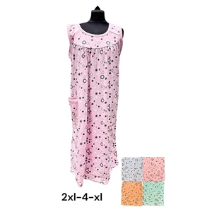 Koszula nocna damska BAWEŁNA (2XL-4XL)