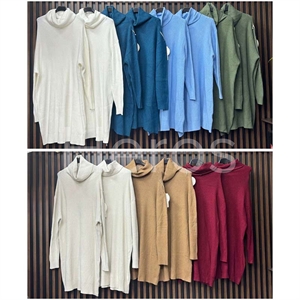 Sukienka sweterkowa damska - Produkt Włoski