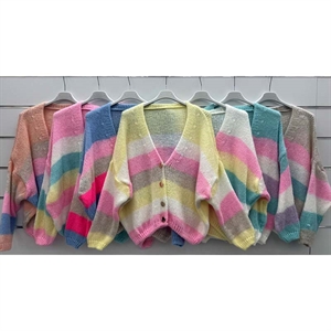 Sweter damski zapinany na guziki - Produkt Włoski