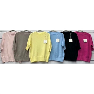 Sweter damski z krótkim rękawem