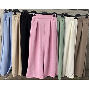 Spodnie szerokie nogawki damskie produkt Włoski