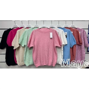 Sweter damski z krótkim rękawem - Produkt Włoski