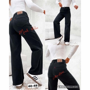 Jeansy szerokie nogawki  40-48