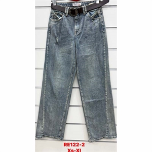 Jeansy szerokie nogawki  XS-XL