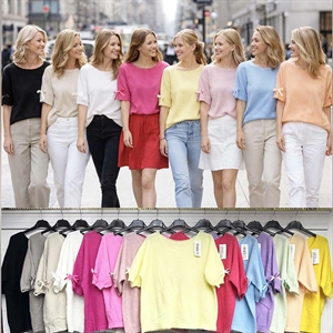 Sweter damski z krótkim rękawem