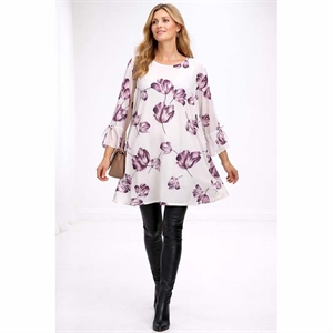 Tunika damska szyfon rękaw produkt Polski