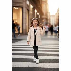 Płaszcz dziewczęcy (4-14)
