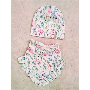 Komplet Czapka + Chustka  50-52