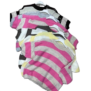 Sweter w paski damski