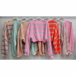 Sweter damski okrągły