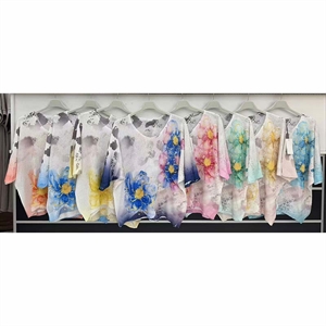 Sweter damski z krótkim rękawem