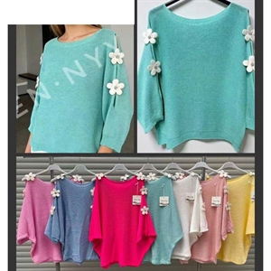 Sweter damski okrągły - Produkt Włoski