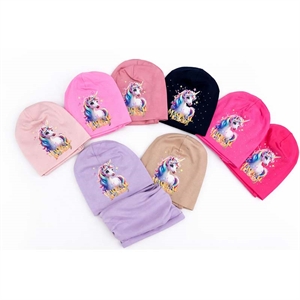 Komplet Czapka + Komin  50-52