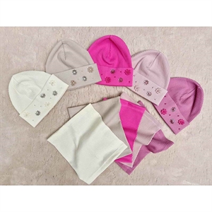 Komplet Czapka + Komin  50-52