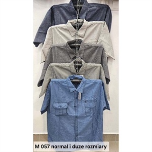 Koszula męska Len bawełniana Big Size  4XL-8XL