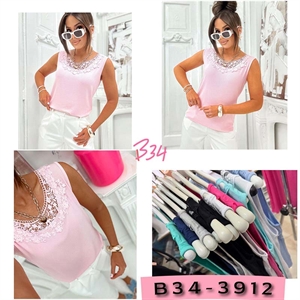 Bluzka damska bez rękawów  XL/2XL-2XL/3XL