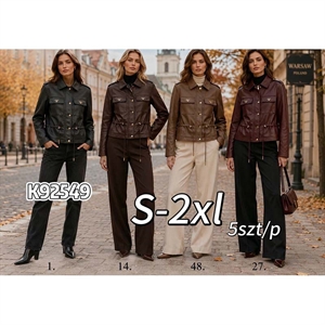 Kurtka skórzana damska  S-2XL