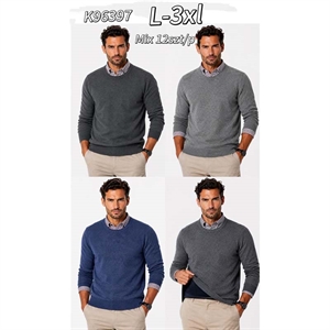 Sweter męski okrągły  L-3XL